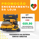 KIT DEWALT ORIGINAL: MÁQUINA DE LAVAR DE ALTA PRESSÃO PORTÁTIL + KIT DE ACESSÓRIOS + 2 BATERIAS 48V GRÁTIS
